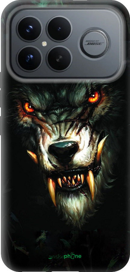 Силіконовий чехол Диявольський вовк для Xiaomi Redmi K90 Pro Max 5G - 833u-4236 изображение 