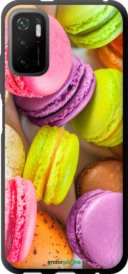 

TPU preto Capa "Macaroons" para Xiaomi Poco M3 Pro, Amarelo