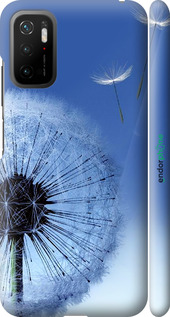 3D пластиковый матовый чехол Одуванчик для Xiaomi Redmi Note 10 5G - 6005m-2556 изображение 