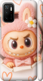 3D пластиковый матовый чехол Лабубу 2 для Xiaomi Poco M3 Pro - 6710m-2369 изображение 