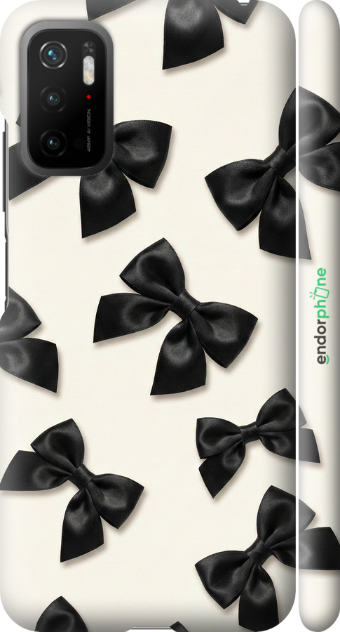 3D пластиковий матовий чехол Dark Coquette для Xiaomi Redmi Note 10T - 6765m-2484 изображение 