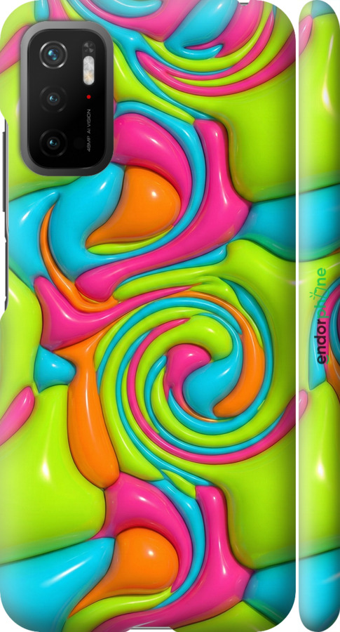 3D пластиковый матовый чехол Y2K Jelly Dream для Xiaomi Poco M3 Pro - 6780m-2369 изображение 