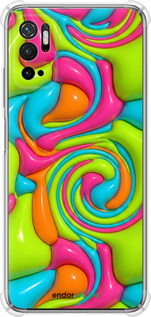 Силіконовий протиударний с посиленими кутами чехол Y2K Jelly Dream для Xiaomi Redmi Note 10T - 6780sp-2484 изображение 