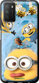 TPU чехол Миньоны для Xiaomi Poco M3 - 6386b-2200 изображение 