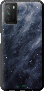 TPU чехол Голубые облака, Голубая луна для Xiaomi Poco M3 - 6398b-2200 изображение 