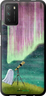 TPU чехол Привидение и звезды для Xiaomi Poco M3 - 6443b-2200 изображение 