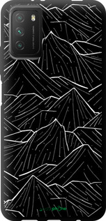 TPU чехол С изображением Темных гор для Xiaomi Poco M3 - 6489b-2200 изображение 