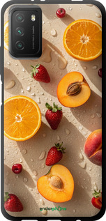 TPU чехол Фрукты 3 для Xiaomi Poco M3 - 6703b-2200 изображение 