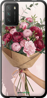 TPU чехол Пионы 1 для Xiaomi Poco M3 - 6705b-2200 изображение 