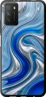 TPU чехол Liquid Chrome для Xiaomi Poco M3 - 6781b-2200 изображение 