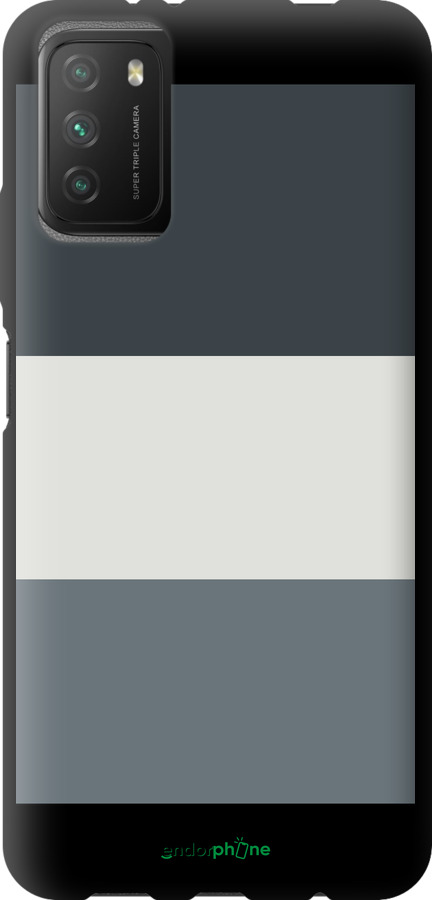 TPU чехол Полосы для Xiaomi Poco M3 - 4588b-2200 изображение 