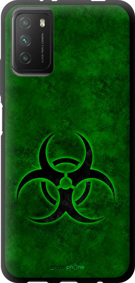 TPU чехол biohazard 30 для Xiaomi Poco M3 - 4848b-2200 изображение 