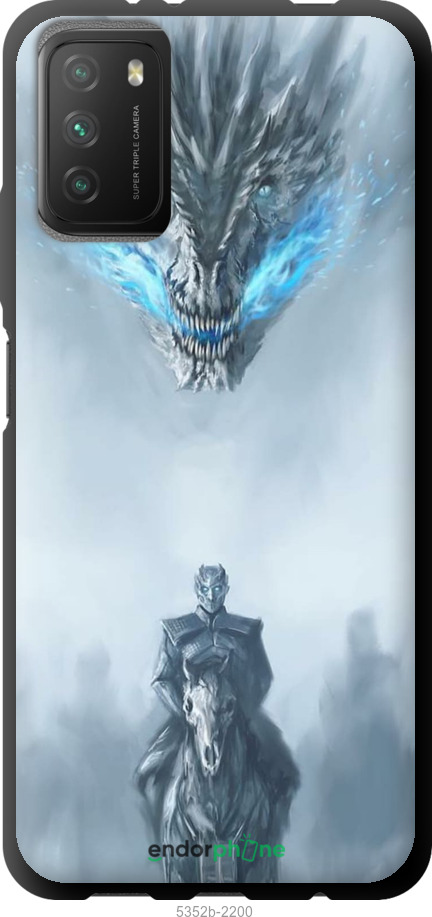 TPU чехол № 5352 для Xiaomi Poco M3 - 5352b-2200 изображение 