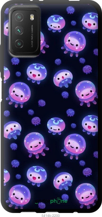 TPU чехол № 5414 для Xiaomi Poco M3 - 5414b-2200 изображение 