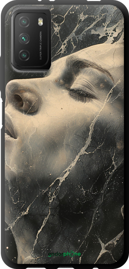 TPU чехол Мармурова жінка для Xiaomi Poco M3 - 6040b-2200 изображение 