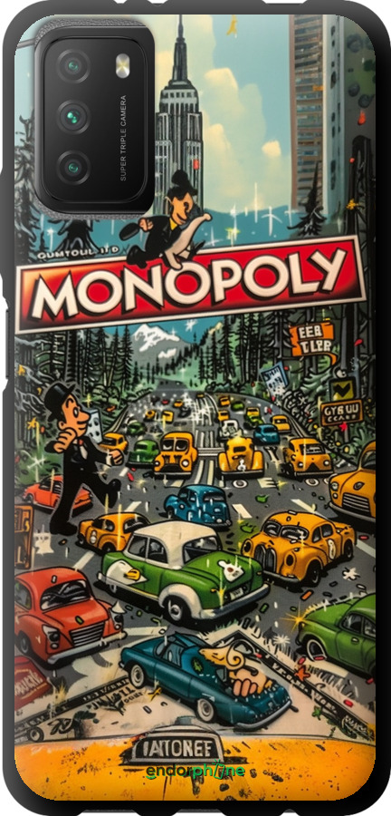 TPU чехол Городской драйв Monopoly для Xiaomi Poco M3 - 6088b-2200 изображение 