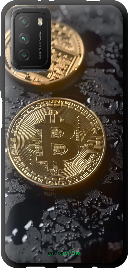 TPU чехол Вулканический Bitcoin для Xiaomi Poco M3 - 6092b-2200 изображение 