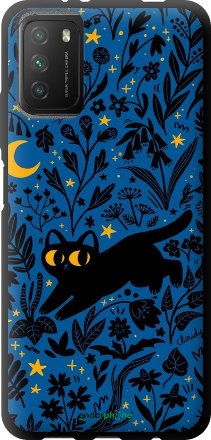 TPU чехол Летняя ночь для Xiaomi Poco M3 - 6472b-2200 изображение 