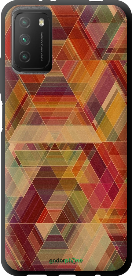 TPU чехол Геометричний візерунок для Xiaomi Poco M3 - 904b-2200 изображение 