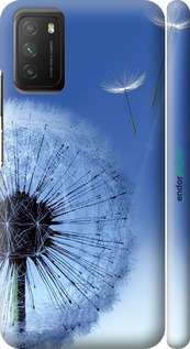 3D пластиковый матовый чехол Одуванчик для Xiaomi Poco M3 - 6005m-2200 изображение 