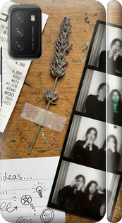 3D пластиковый матовый чехол 'Aesthetic Scrapbook Collage' для Xiaomi Poco M3 изображение 13