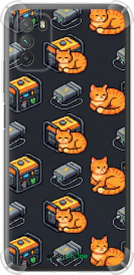 Силіконовий протиударний с посиленими кутами чехол Autonomous Zone для Xiaomi Poco M3 - 6771sp-2200 изображение 