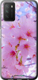 2D пластиковый чехол Сакура для Xiaomi Poco M3 - 6029t-2200 изображение 