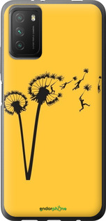 Силиконовый чехол Минимализм одуванчики для Xiaomi Poco M3 - 6449u-2200 изображение 