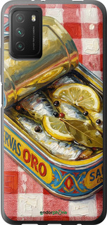 Силиконовый чехол Vintage Sardine Tin Phone для Xiaomi Poco M3 - 6772u-2200 изображение 