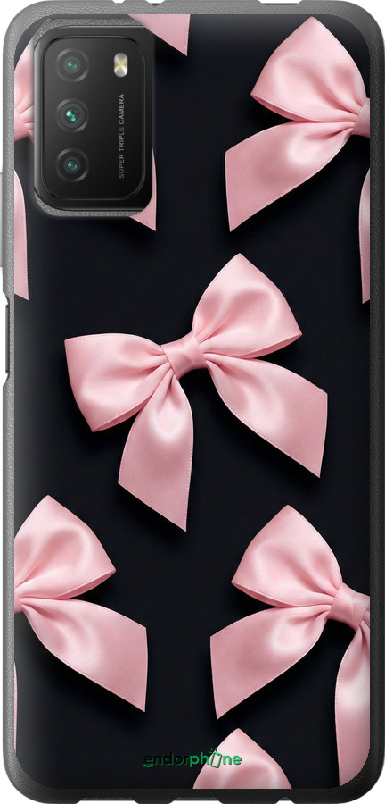 2D пластиковий чехол Coquette Ribbons Dark Coquette для Xiaomi Poco M3 - 6767t-2200 изображение 