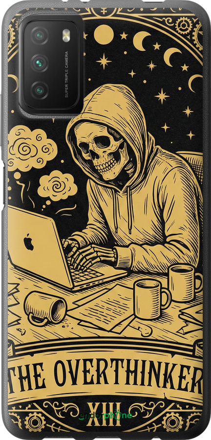 2D пластиковый чехол The Overthinker для Xiaomi Poco M3 - 6774t-2200 изображение 