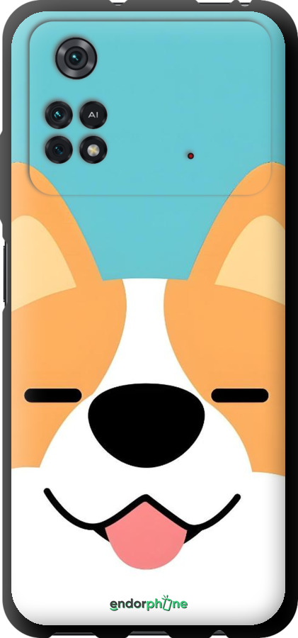 TPU чехол Корги для Xiaomi Poco M4 Pro - 6280b-2592 изображение 