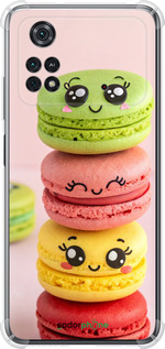 Силикон с усиленными углами чехол Печенье для Xiaomi Poco M4 Pro - 6693sp-2592 изображение 