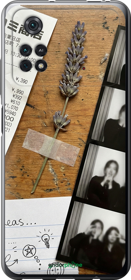 Силиконовый чехол Aesthetic Scrapbook Collage для Xiaomi Poco M4 Pro - 6773u-2592 изображение 