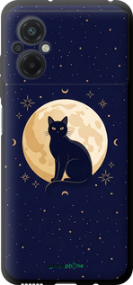 TPU чехол Cute Cat Celestial/Witchy для Xiaomi Poco M5 - 6787b-2767 изображение 