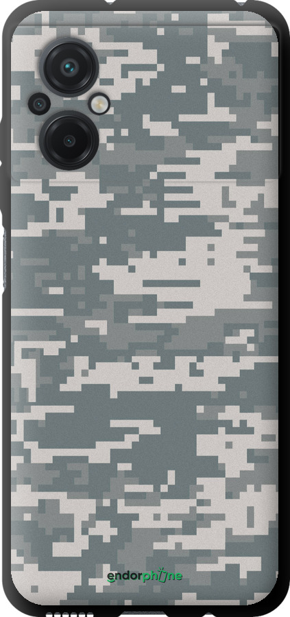 TPU zwart чехол Camouflage для Xiaomi Poco M5 - 1085b-2767 изображение 