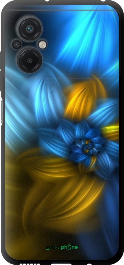 

TPU чорний чохол "Візерунок 46" для Xiaomi Poco M5, Синій
