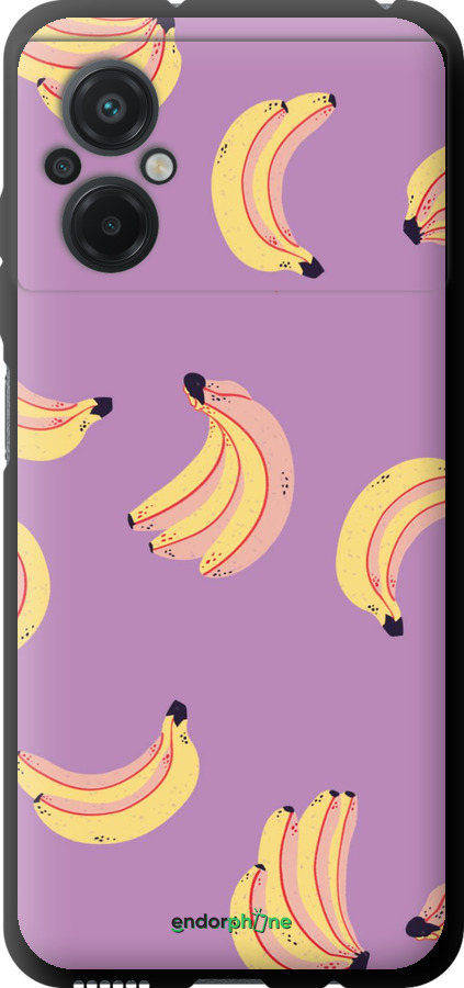 TPU чехол Банани для Xiaomi Poco M5 - 4312b-2767 изображение 
