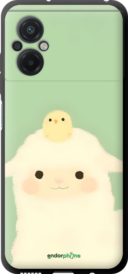 TPU чехол Барашек и ципленок для Xiaomi Poco M5 - 6369b-2767 изображение 