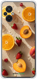 Силикон с усиленными углами чехол Фрукты 3 для Xiaomi Poco M5 - 6703sp-2767 изображение 