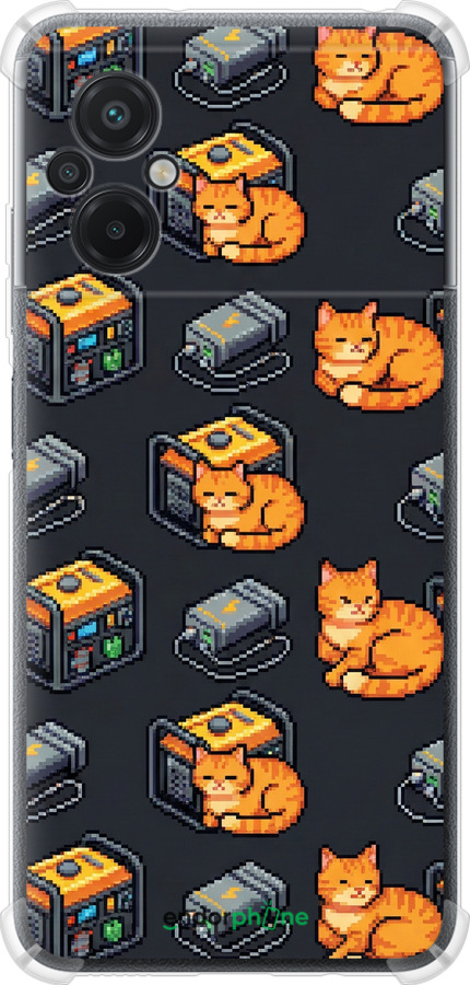 Силикон с усиленными углами чехол Autonomous Zone для Xiaomi Poco M5 - 6771sp-2767 изображение 