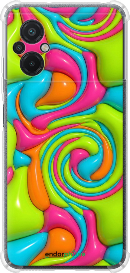 Силикон с усиленными углами чехол Y2K Jelly Dream для Xiaomi Poco M5 - 6780sp-2767 изображение 