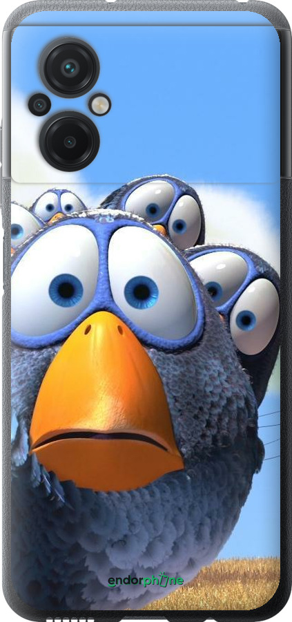 Силиконовый чехол Angry Birds для Xiaomi Poco M5 - 6008u-2767 изображение 