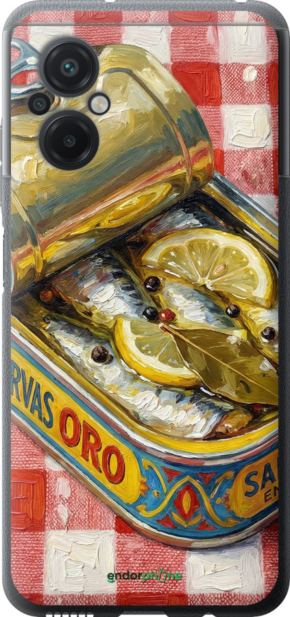 Силиконовый чехол Vintage Sardine Tin Phone для Xiaomi Poco M5 - 6772u-2767 изображение 