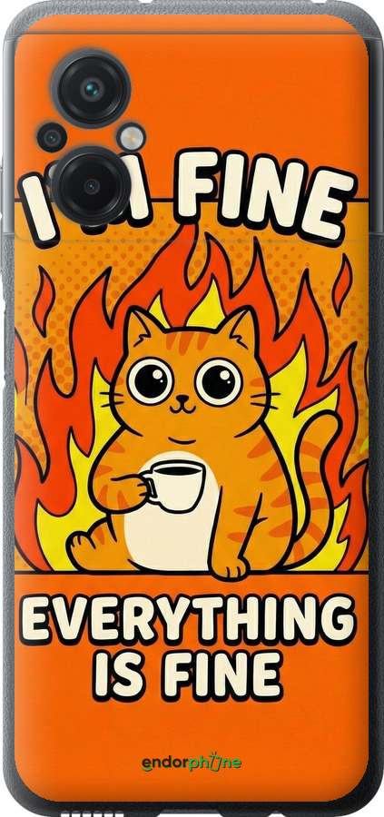 Силіконовий чехол Funny Cat для Xiaomi Poco M5 - 6786u-2767 изображение 