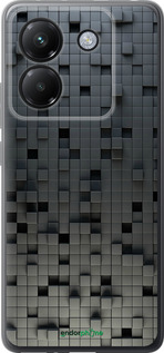 Силиконовый чехол Кубики для Xiaomi Poco M7 Pro 5G - 1061u-3942 изображение 
