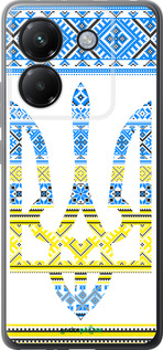Силіконовий чехол Герб - вишиванка жовто-блакитна  для Xiaomi Poco M7 Pro 5G - 1197u-3942 изображение 