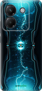 Силиконовый чехол Молнии в цилиндре для Xiaomi Poco M7 Pro 5G - 120u-3942 изображение 