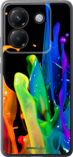 Силиконовый чехол брызги краски для Xiaomi Poco M7 Pro 5G - 3957u-3942 изображение 