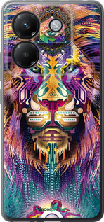 Силиконовый чехол Люминесцентный лев для Xiaomi Poco M7 Pro 5G - 4037u-3942 изображение 